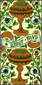 Значение аркана 2 кубков в таро Висконти