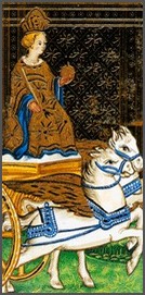 Значение аркана Колесница в таро Висконти